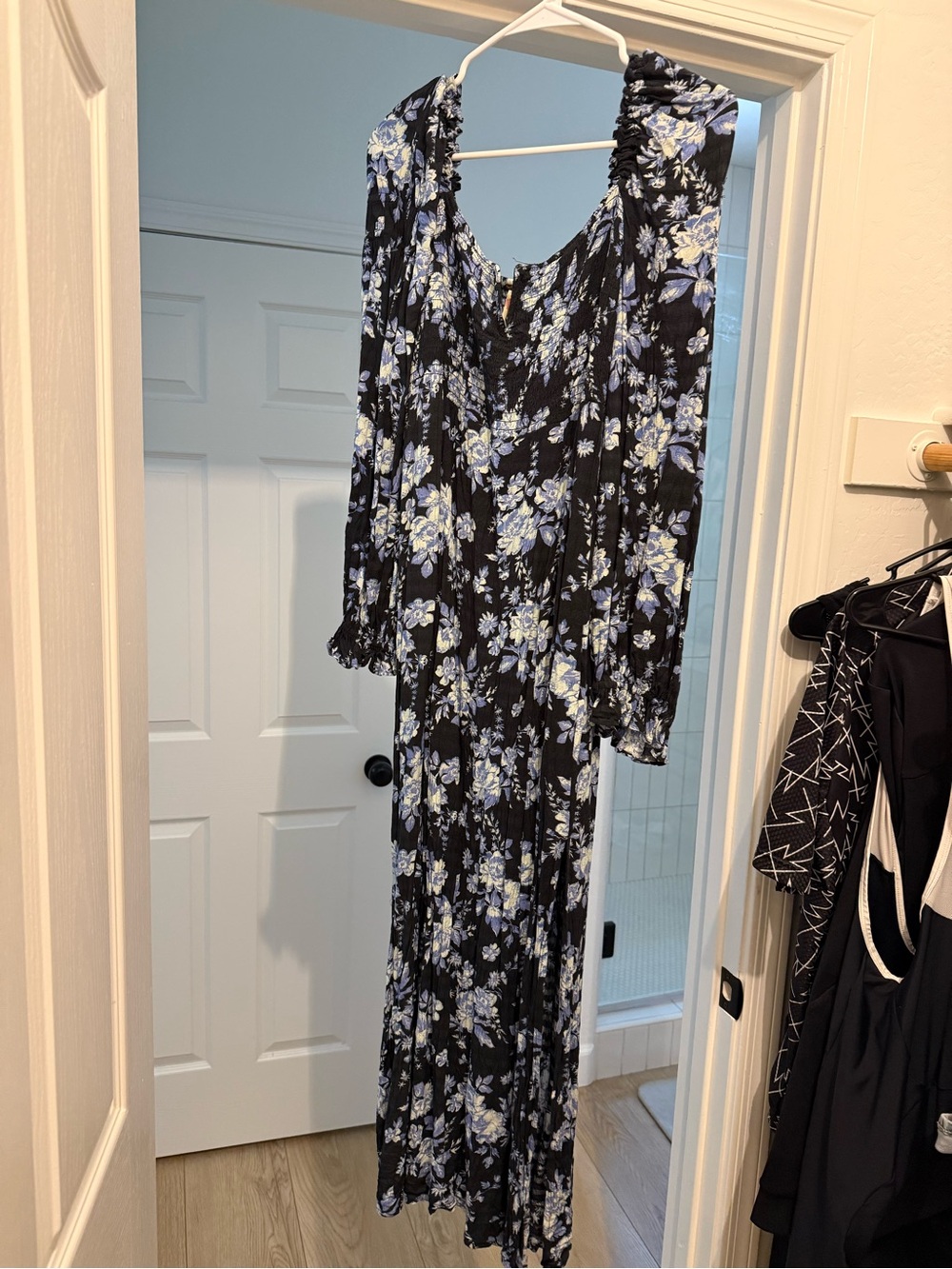Free People Winter Floral Maxi Dress